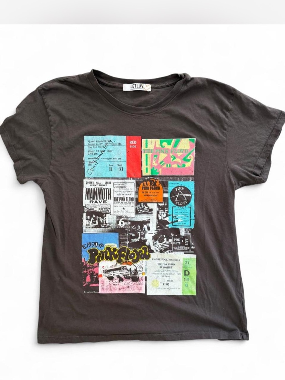 Anthropologie Pink Floyd Graphic Tee Medium